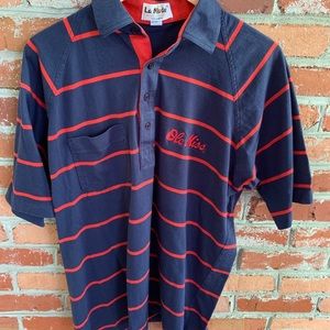 Vintage Ole Miss Rebels Polo Shirt Size 